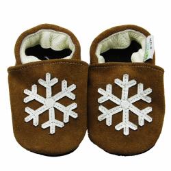 Snowflake Leather Baby Shoes
