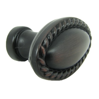 Stone Mill Hardware Oil Rubbed Bronze Austin Cabinet Knob (Pack of 5)