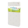 LA Baby Natural I 2-in-1 Crib Mattress with Blended Visco Bamboo Quilted Cover and Organic Cotton Layer