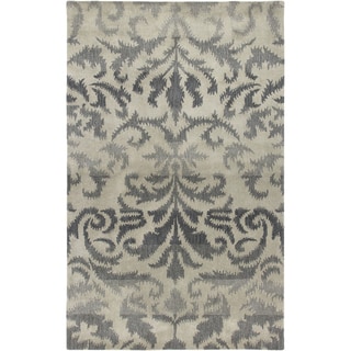 Hand-Tufted Averlo Light Gray Wool Area Rug (8' x 10')