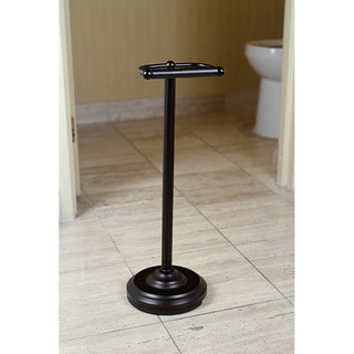Pedestal Oil-Rubbed Bronze Standing Toilet Paper Holder