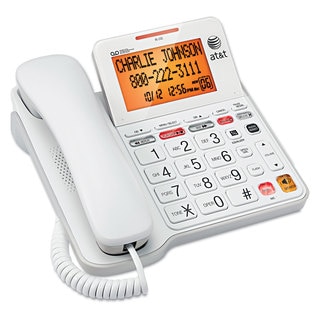 AT&T Corded Telephone with Answering System and Backlit Display