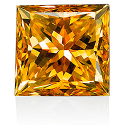 Star Legacy Pet Memorial Diamond - .25 CT Princess-Cut Fancy Cognac Diamond