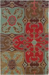 Rizzy Home Country Collection Hand-tufted New Zealand Wool Blend Accent Rug (8' x 10')