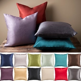Chic 22-inch Square Knife-edge Decorative Down-filled Accent Pillow