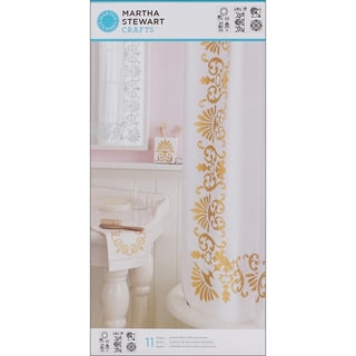 Martha Stewart Large Tapestry Stencils with 11 Designs (3 Sheets/ Pack)