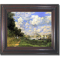 Claude Monet 'Bassin d'Argenteuil' Framed Canvas Art