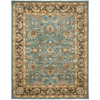 Safavieh Handmade Heritage Timeless Traditional Blue/ Brown Wool Area Rug (9' x 12')