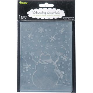 Darice 'Snowman' Plastic Embossing Folder