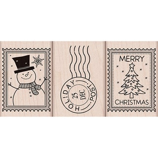 Hero Arts 'Christmas Post' Mounted Rubber Stamps