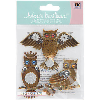 Jolee's Steampunk Sticker-Owls