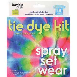Tumble Dye Neon Craft And Fabric Dye Kit