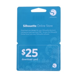 Silhouette $25 Download Card