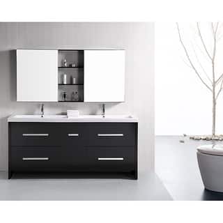 Design Element Perfecta Modern 72-inch Doublesink Bathroom Vanity Set