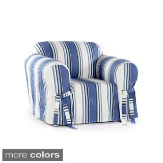 Classic Stripe Chair Slipcover