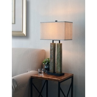 Dayton 30-inch Natural Slate Table Lamp