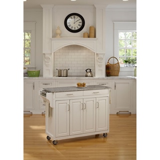 Home Styles Create-a-Cart White Granite Top