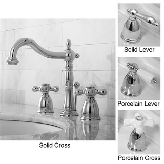 Victorian Chrome Widespread Bathroom Faucet (4 options available)