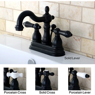 Victorian High Spout Oil Rubbed Bronze Bathroom Faucet (4 options available)