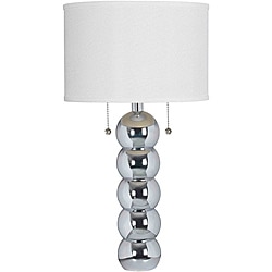 Boon 29 in. Chrome Table Lamp
