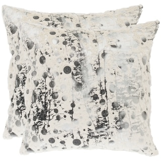 Safavieh Cosmos 22-inch White Decorative Pillows (Set of 2)