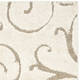 Safavieh Florida Shag Scrollwork Cream/ Beige Rug (11' x 15')