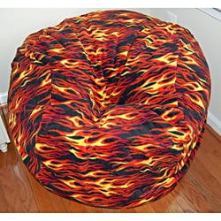 Ahh Products Hot Rod Fleece Washable Bean Bag Chair