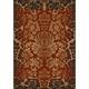 Thumbnail 41, Admire Home Living Amalfi Transitional Oriental Floral Damask Pattern Area Rug. Changes active main hero.