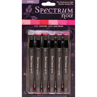 Spectrum Noir Alcohol Markers 6/Pkg-Pinks