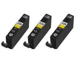 Canon CLI226Y CLI 226 Compatible Yellow Ink Cartridge (3 Pack)