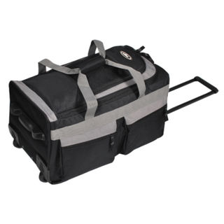 Everest 22-inch Black/Grey Carro On Rolling Upright Duffel Bag