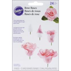 Gum Paste Rose Bases 24/Pkg