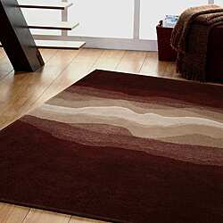 Jovi Home Cosmos Hand-tufted Brown Wool Rug (8' x 11')