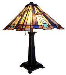 Chloe Tiffany Style Mission Design 2-light Table Lamp