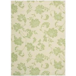 Casual Nourison Home and Garden Green Indoor/ Outdoor Polyester Rug (7'9 x 10'10)