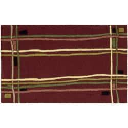 Nourison Textures Kitchen Red Rug (2'3 x 3'9)