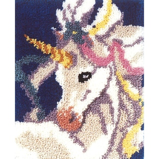 Latch Hook Kit 15"X18"-Sweet Unicorn