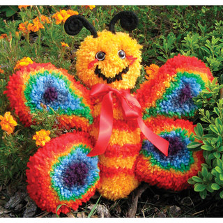 Huggables Butterfly Stuffed Toy Latch Hook Kit