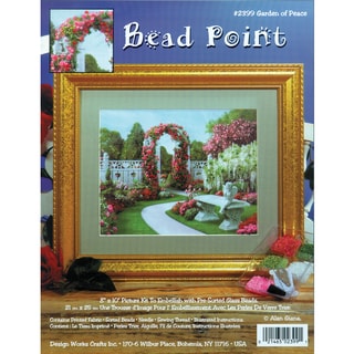 Garden Of Peace Bead Point Kit-8"X10" Printed