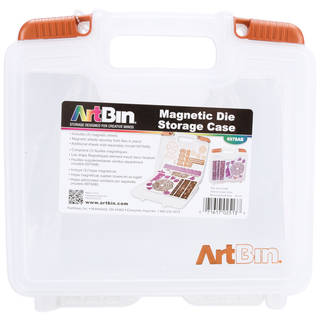 ArtBin Magnetic Die Storage W/3 Sheets-10.25"x3.25"x9.625" Translucent