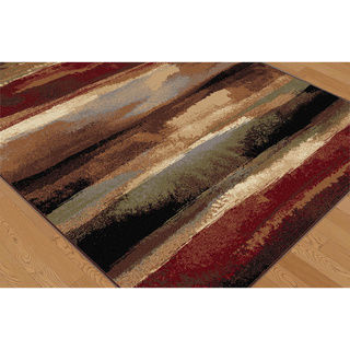 Alise Flora Red Area Rug (7'10 x 10'3)