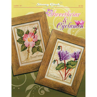 Stoney Creek 'Sweetbriar & Cyclamen' Counted Cross-stitch Booklet