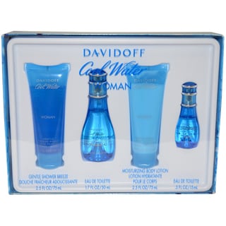 Davidoff Cool Water Women's 4-piece Gift Set