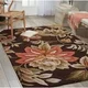 Thumbnail 1, Nourison Fantasy Traditional Floral Hooked Area Rug.