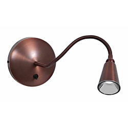 Access 'Goosneck' Bronze 1-light LED Wall Lamp