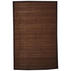 Asian Hand-woven Beige Rayon from Bamboo Rug (1'8 x 2'8)