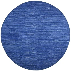 Hand Woven Matador Blue Leather (8' x 8' Round)