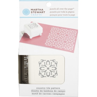 Martha Stewart Punch All Over The Page Pattern Punch-Country Tile