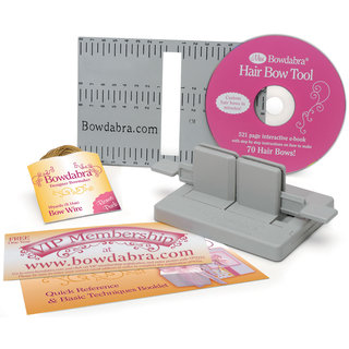 Darice Bowdabra Hair Bow Making Kit for Professional-looking Bows