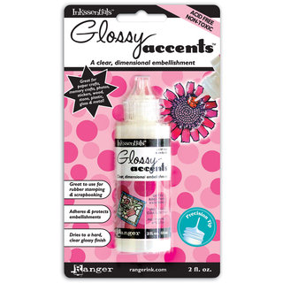 Ranger Inkssentials Two-ounce Glossy Accents Precision-tip 3-D Medium